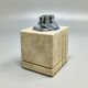 Rare 1970s travertine smoking set by Enzo Mari for Fratelli Mannelli
