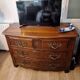 Mahogany commode from the Regency period, 18th century.