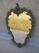 Miroir mural en bronze 44x32cm
