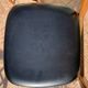 Series of 4 wooden & imitation leather chairs