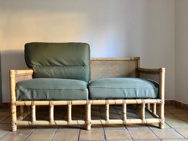 Rattan sofa