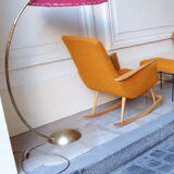 Scandinavian years 50-60 rocking orange