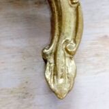 Golden wall console