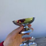 6 stainless steel cups 1970