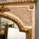 Louis XV style mirror in wood and gilded and patinated stucco 19th century