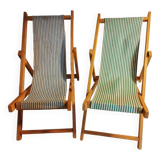 Duo de transats de poupée