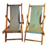 Doll's deckchair duo