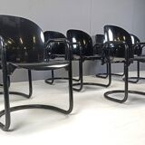 Tobia Scarpa Dialogo Dining Chairs, 1970s - Set of 9
