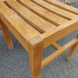 Set of 6 wooden chairs