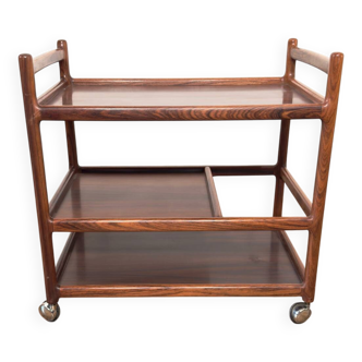 Johannes Andersen Scandinavian serving trolley in Rio rosewood