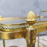 Golden brass cart
