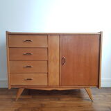 Vintage Scandinavian wooden row