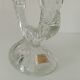 Pair of vintage chandeliers in chiseled glass 60s/70s