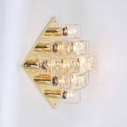 Large glass ice chandelier from Murano by Kalmar, Austria, 1960s.