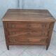 Louis XVI walnut commode from the 19th century.
