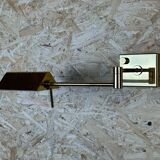 60s 70s wall lamp articulated lamp brass Relco Made in Italy Design