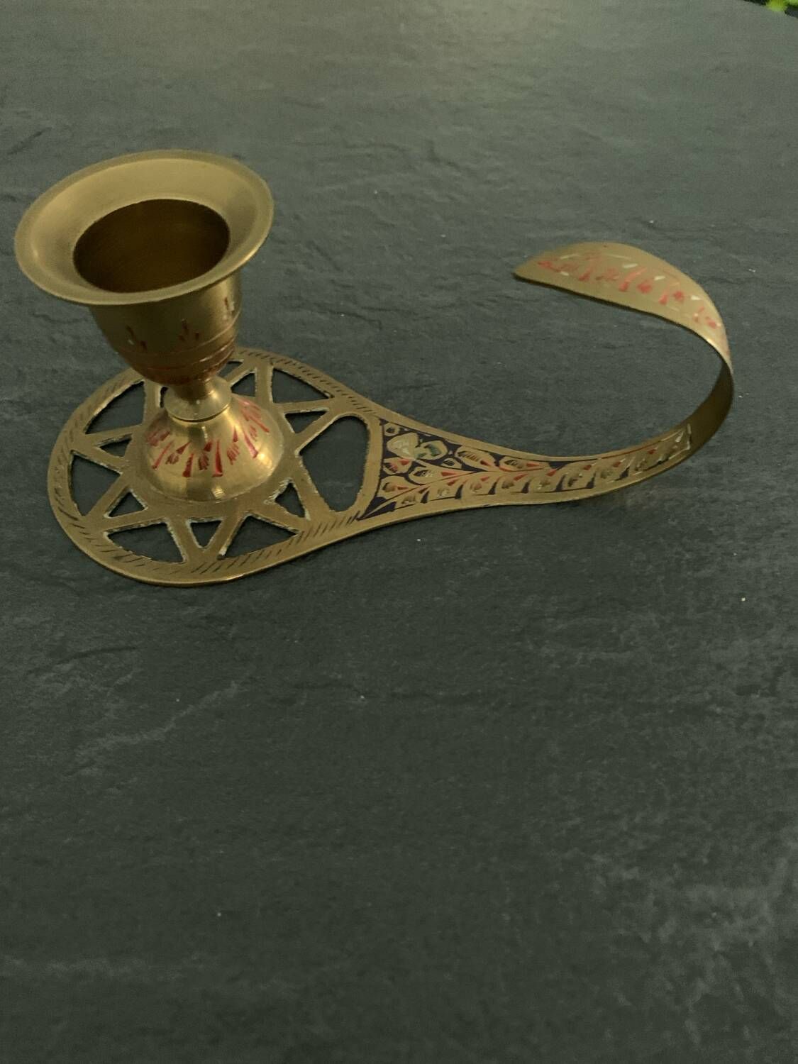 Brass candlestick