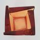 Art Deco style amber glass empty pocket