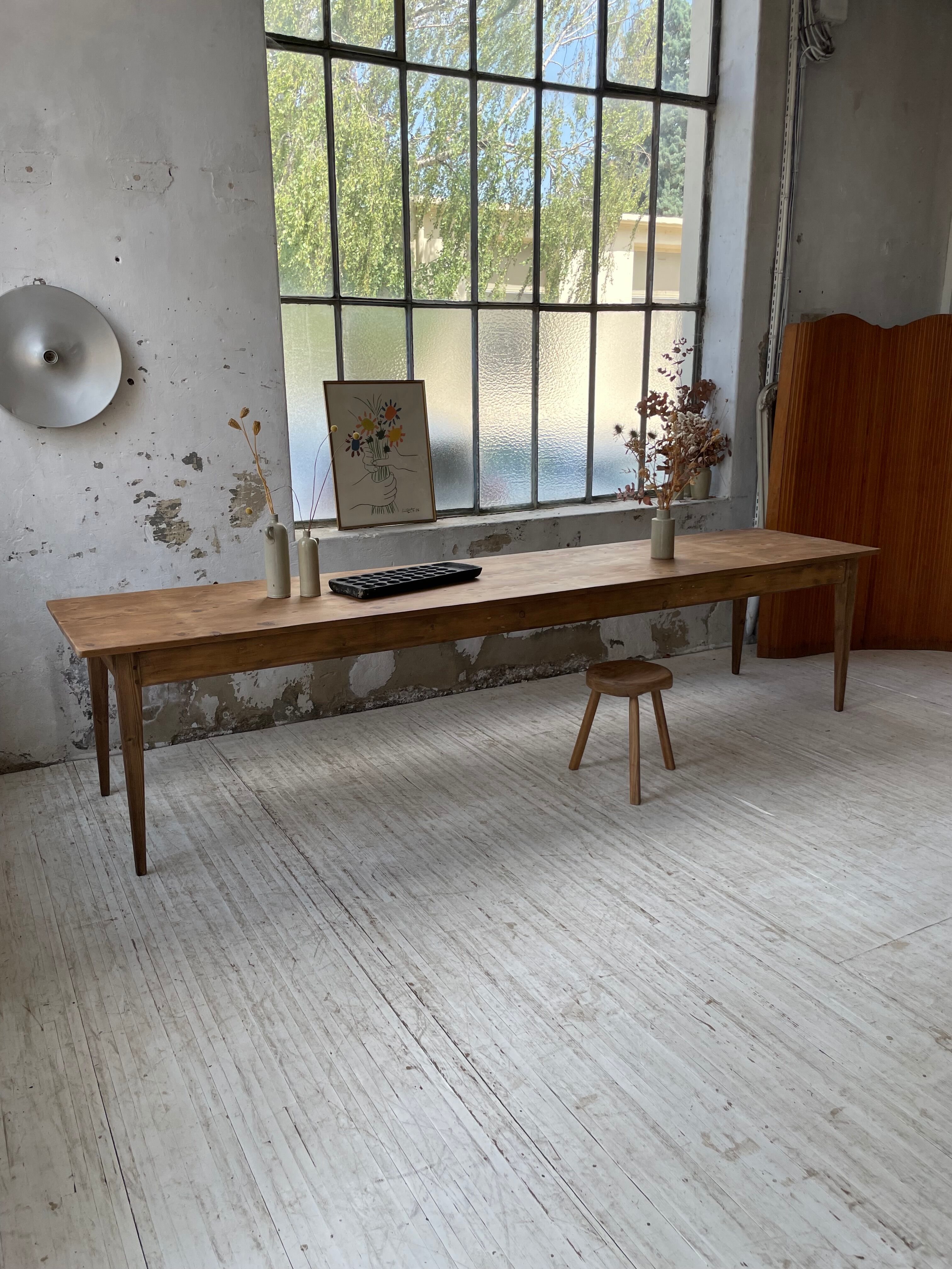 Xxl pine farmhouse table 338cm