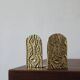 Mid-Century Modern Brass Bookends, 1960s, Set of 2