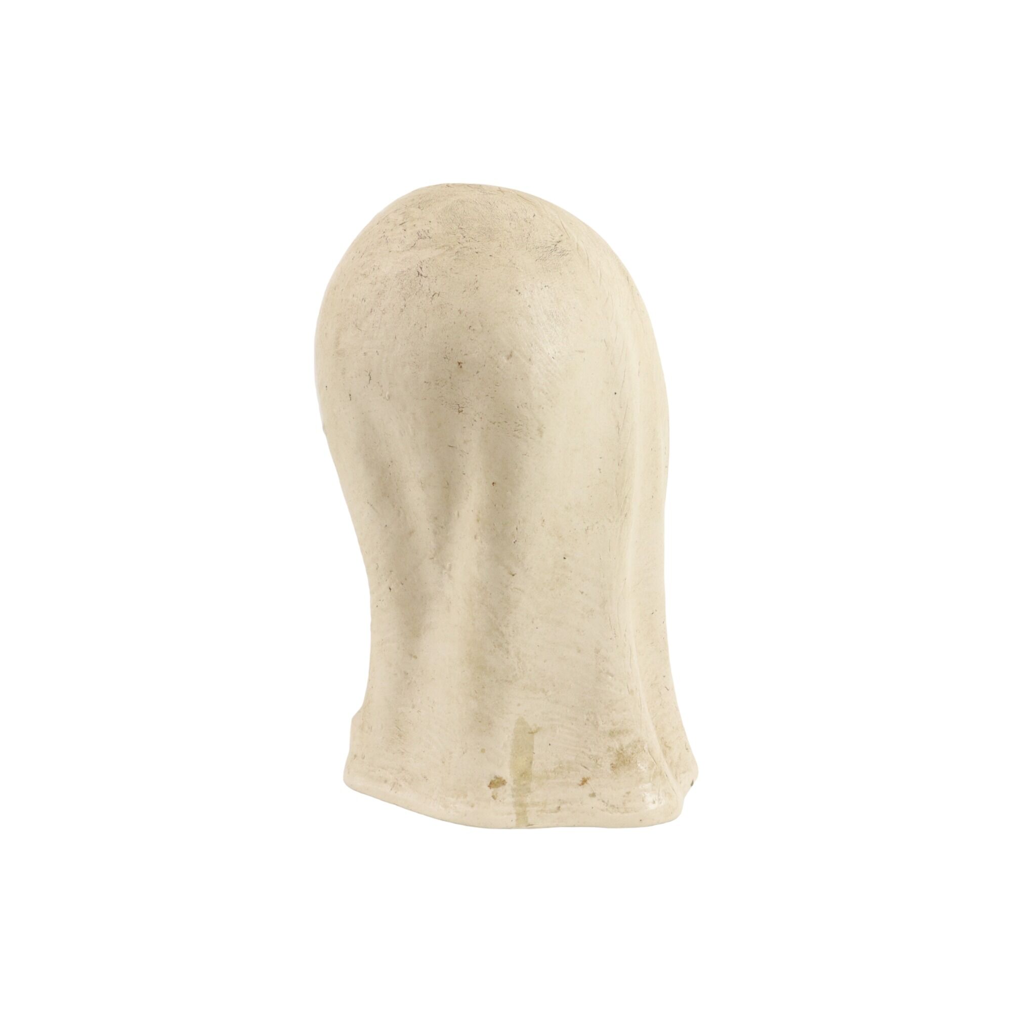 Vintage white bust bust young woman sculpture terre cuite 29cm
