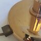 Modernist lamp vintage 70 Murano glass & brass