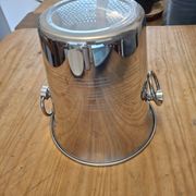 Vintage stainless steel champagne bucket – Guy Degrenne – French manufacturing, design