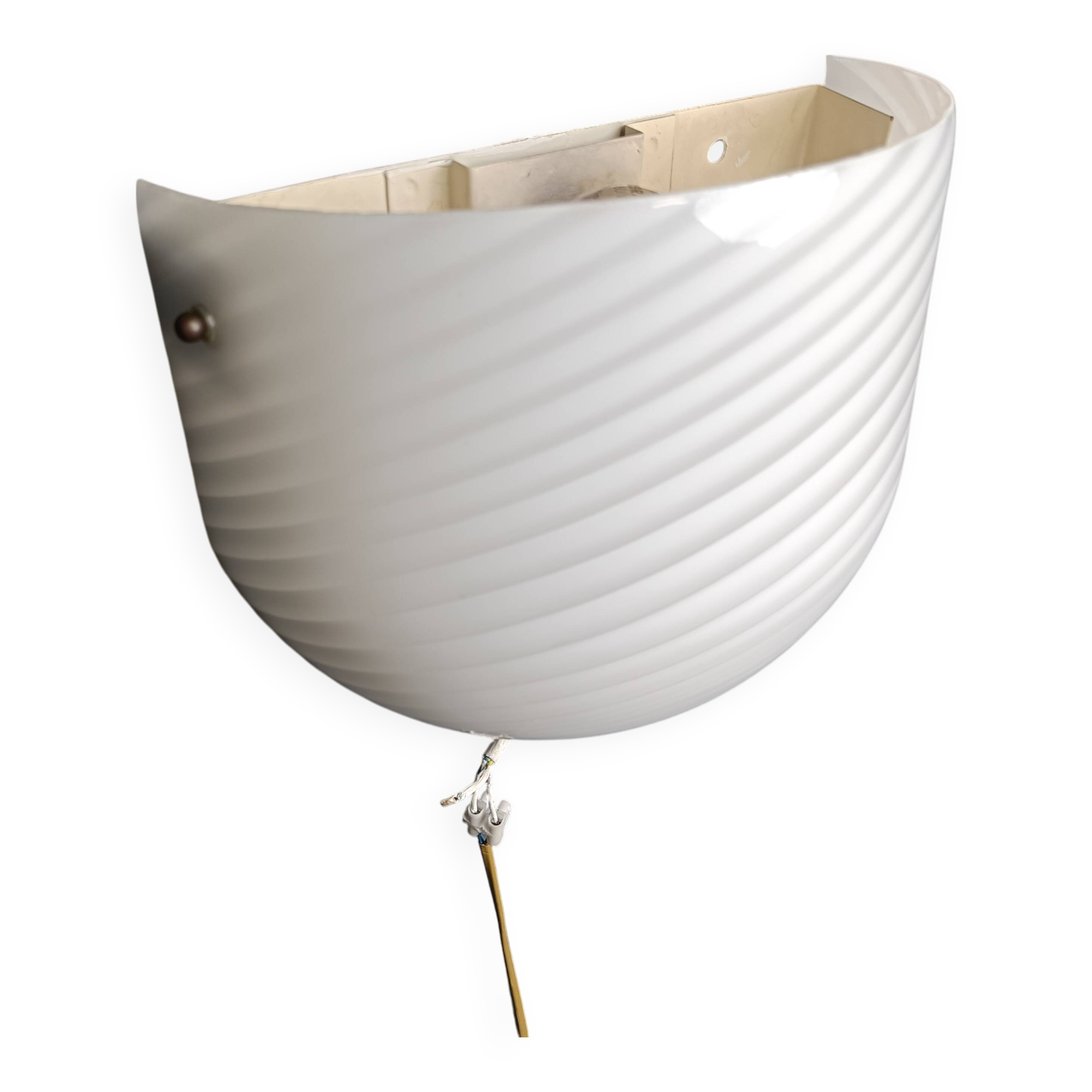 Murano Swirl Glass Sconce by VM-Vetri, Italy, 1970s