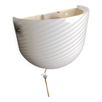 Murano Swirl Glass Sconce by VM-Vetri, Italy, 1970s