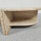 Paire de tables basse en travertin italie 1980s