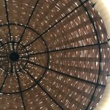 Rattan ball chandelier