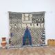 Handmade wool Berber rug 200 X 188 CM