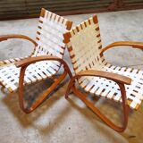 Pair of armchairs by Jan Vanek for Up Zavody 1930