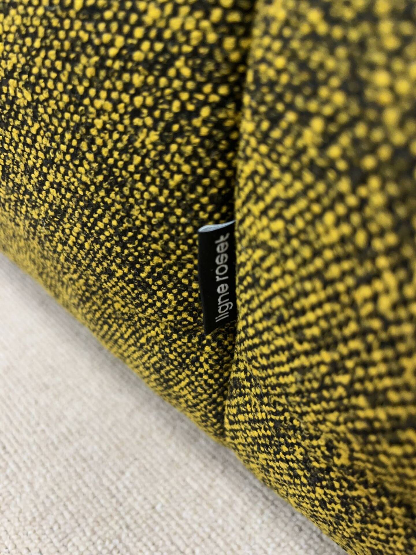 Ligne Roset Togo modular two-seater with armrests.