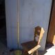 Reading light / articulated floor lamp ep 1970 golden brass