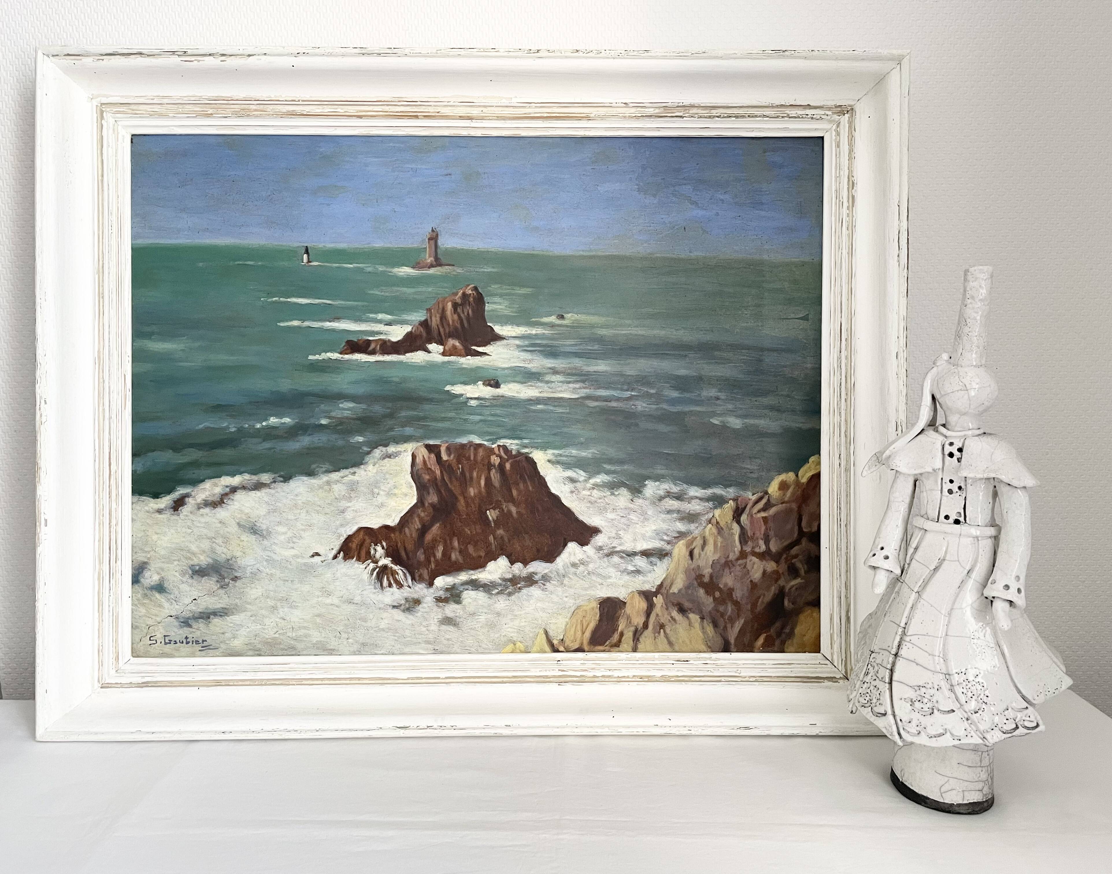 S.GAUTIER marine painting