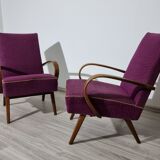 Vintage Armchairs by Jaroslav Smidek, 1960s, Set of 2