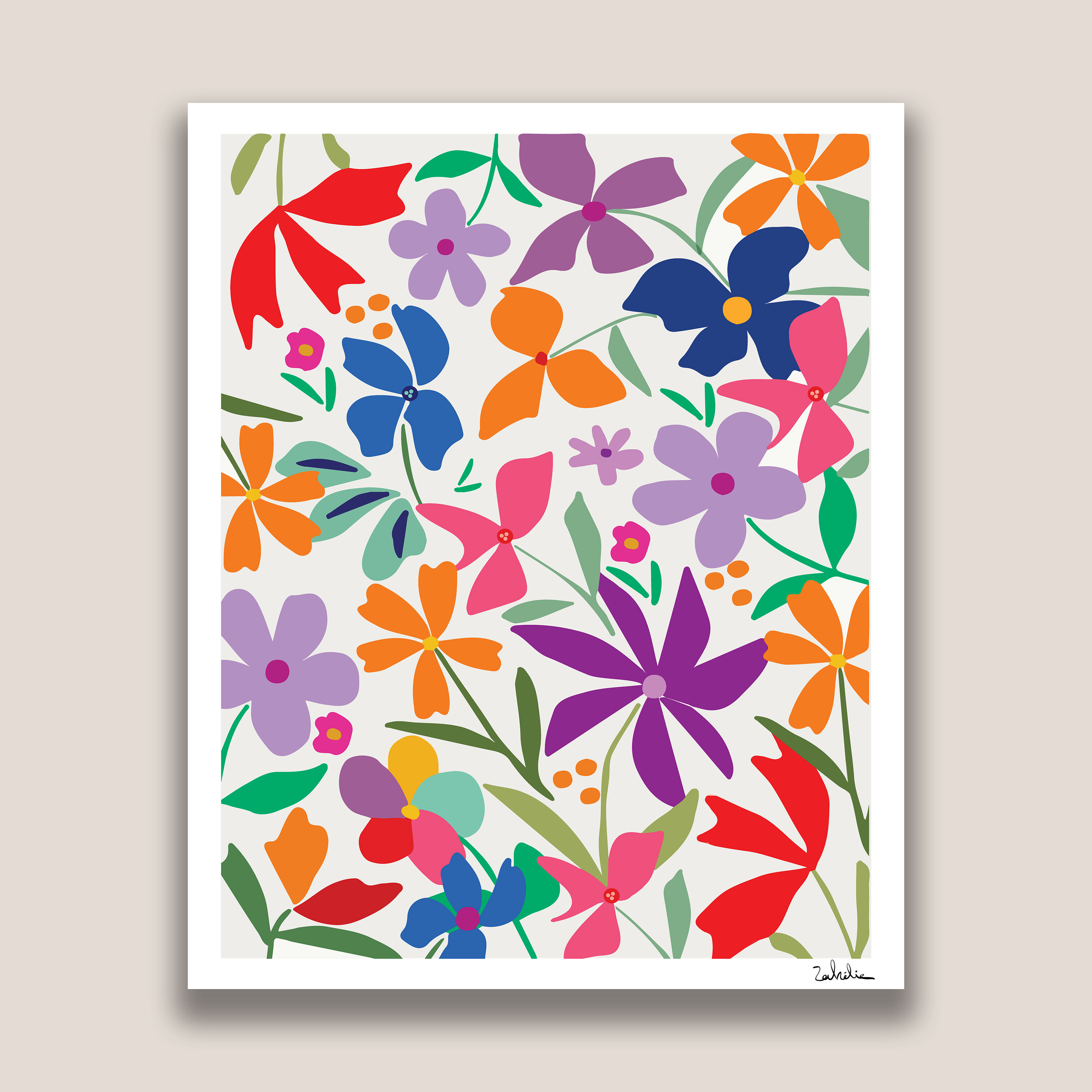 Draw "Country Garden"