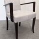Paire de fauteuils bridges Art déco, France vers 1920