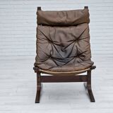 1970’s, Norwegian design, "Siesta" lounge chair by Ingmar Relling, leather, bentwood.