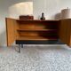 Asymmetrical vintage teak row