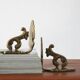 Mid-Century Brass Bookends, 1960s, Set of 2
