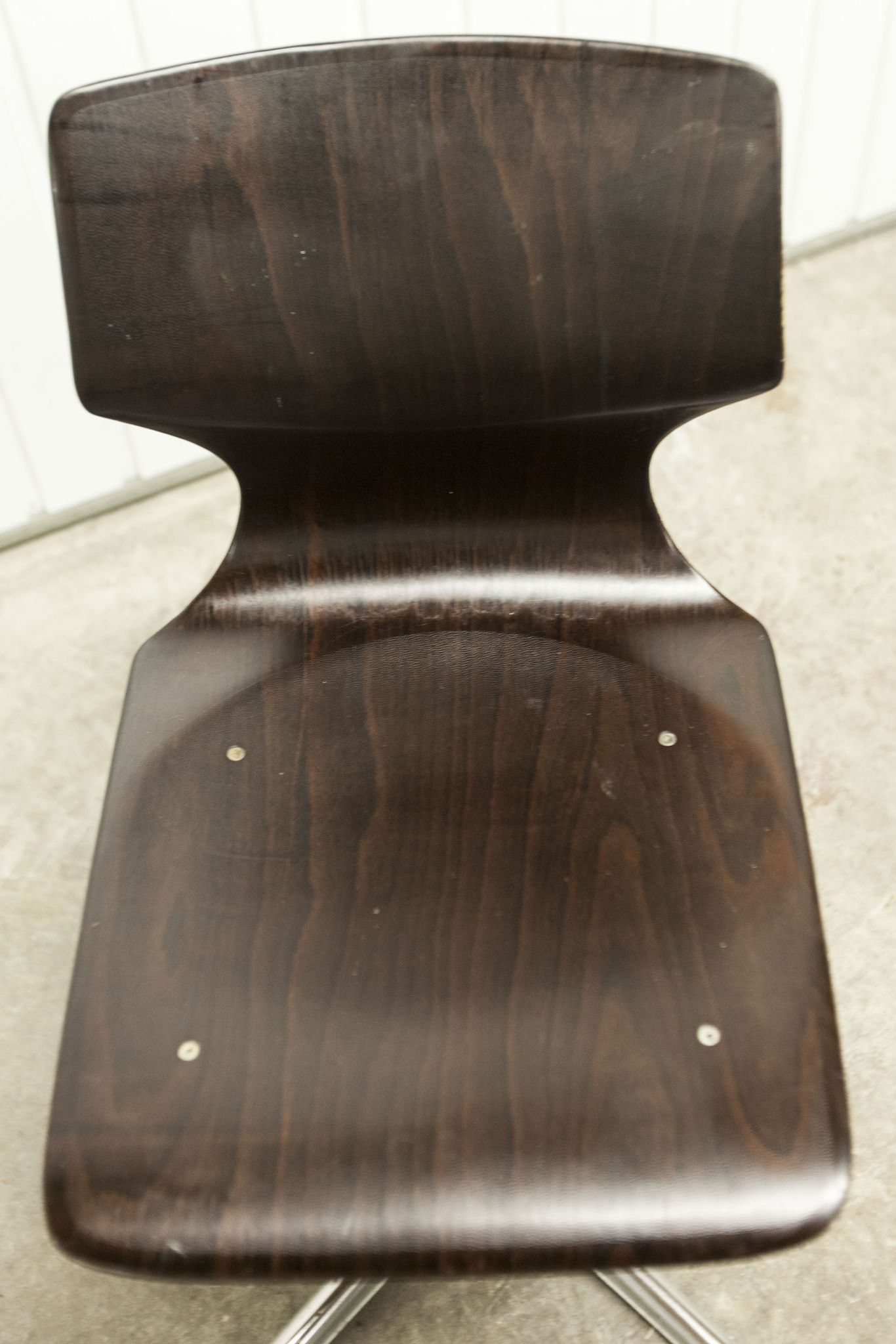 Pair of vintage evolutionary chairs by Adam Stegner for Flötotto Pagholz, 1970