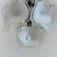 Gino Vistosi Murano glass chandelier with glass discs