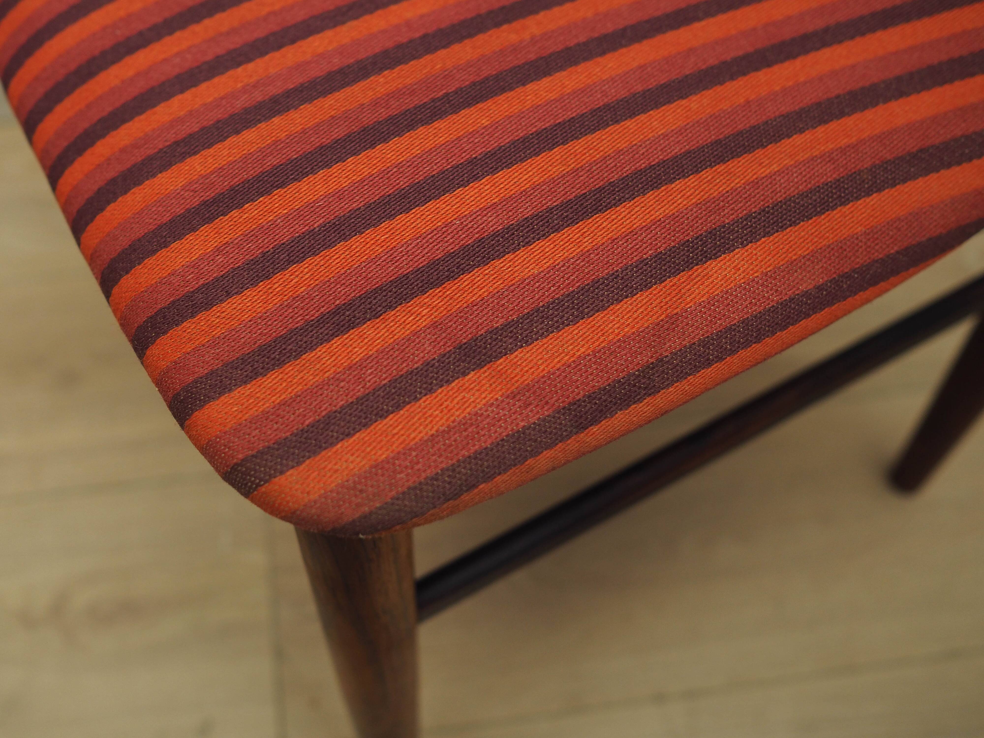 Set of six rosewood chairs, Danish design, 1970s,  Skovby Møbelfabrik