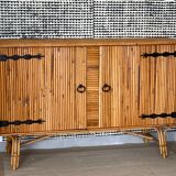 Enfilade en rotin 1960
