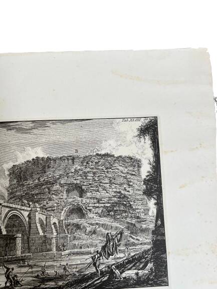 Reproduction of an engraving signed Piranesi F.
