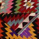 Geometric Multicolor Turkish Kilim Rug, 158x297Cm