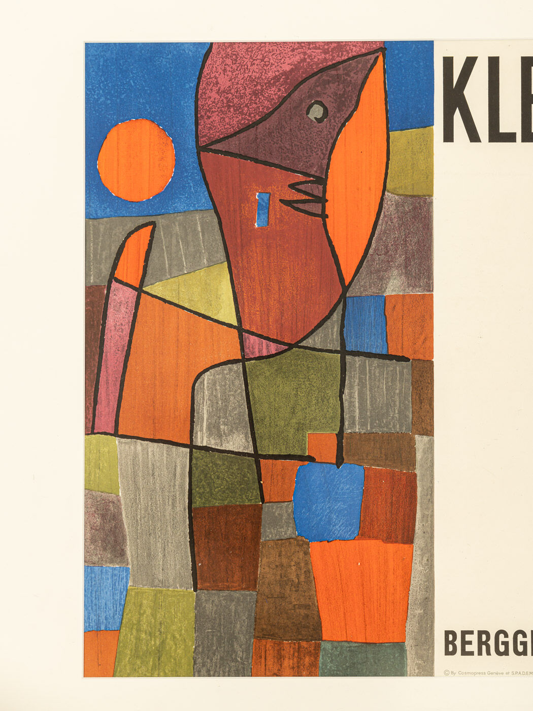 Affiche Paul klee, imprimé par mourlot