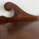 Vintage display cabinet in marquetry wood